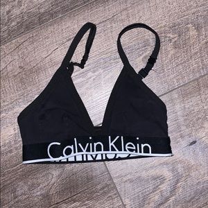 calvin klein triangle bralette
